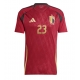Belgia Arthur Vermeeren #23 Tricou Fotbal Replică European 2024 Barbati Acasa